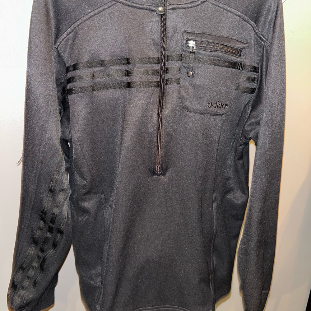 Adidas Black Quarter-Zip Pullover